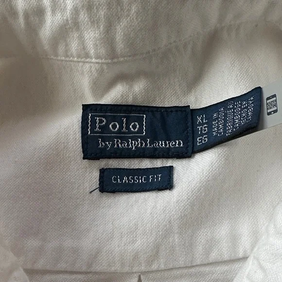 Polo by Ralph Lauren Women’s  Classic Fit White Button Down Oxford  Shirt - Picture 2 of 4